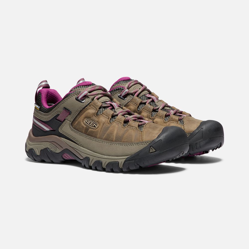 Keen Outdoor Ayakkabı Kadın Kahverengi - Targhee Iii Waterproof - Türkiye QNFV68570